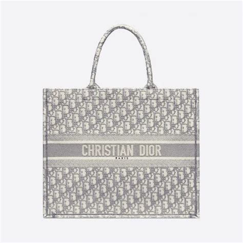 dior book tote灰色|christian Dior 官网.